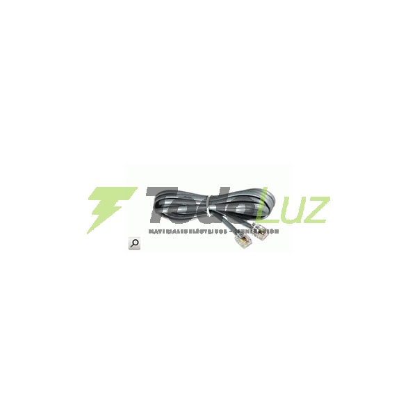 CABLE ARMADO P/TEL RJ-11 A RJ-11 X 8MTS