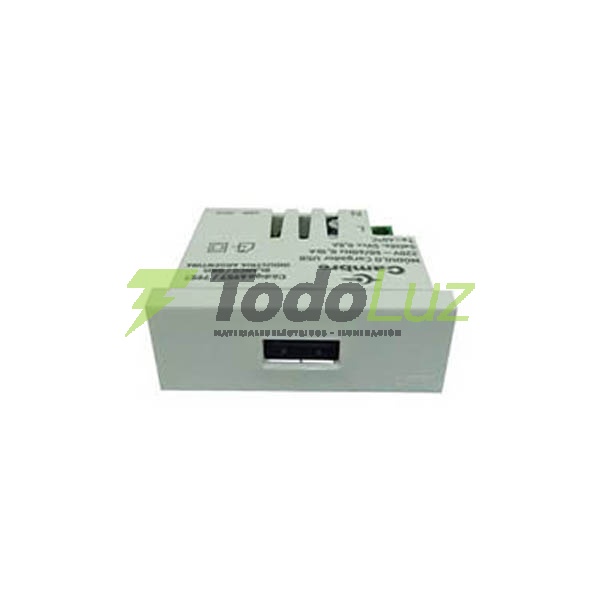 MODULO PUERTO USB CAMBRE BLANCO