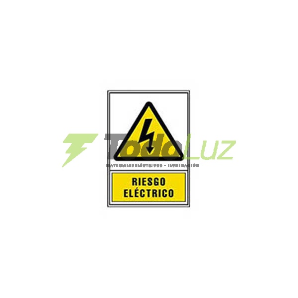 ETIQUTA RIESGO EL&Eacute;CTRICO 55 X 75MM