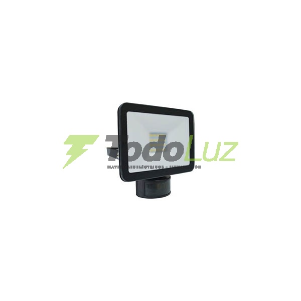 REFLECTOR DE LED ALUMINIO IP-65 30W C/SENSOR MOV.