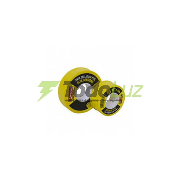 CINTA TEFLON 20MM X 10MTS 3/4 ALTA DENSIDAD