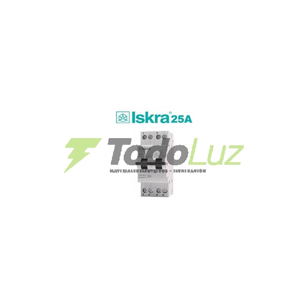 CONMUTADOR PARA DIN BIPOLAR 25A 400V