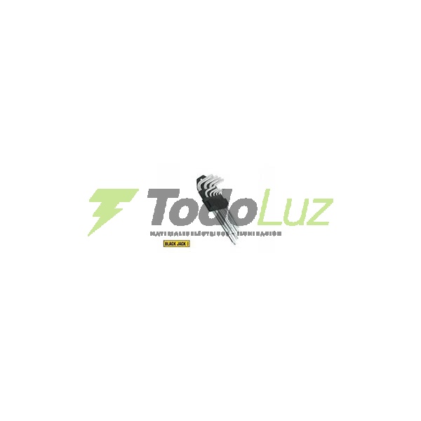 LLAVE TORK EN L 9 PIEZAS MEDIANA