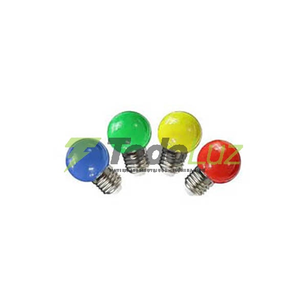 LAMPARA GOTA LED 1W E-27 AZUL