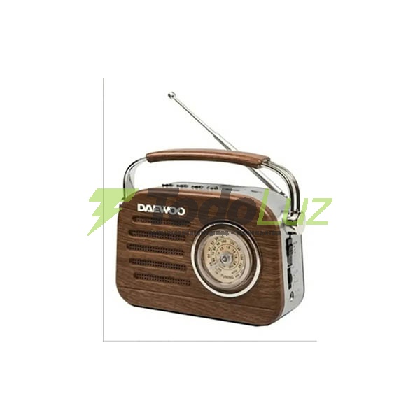 RADIO AM-FM DUAL RETRO C/BATERIA USB 220V