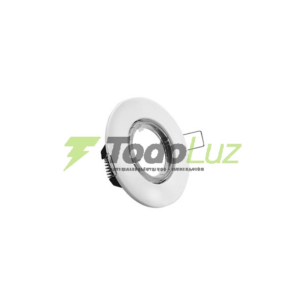 SPOT P/DICRO PVC EMBUTIR C/BASTIDOR 10CM BLANCO