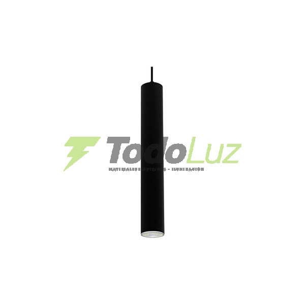COLGANTE "TUBO" METAL 35CM DE 1 LUZ GU-10 BL/NG