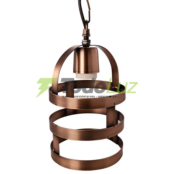 COLGANTE FELIPE 20CM HIERRO GRAFITO