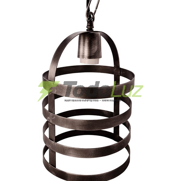 COLGANTE FELIPE 25CM HIERRO GRAFITO