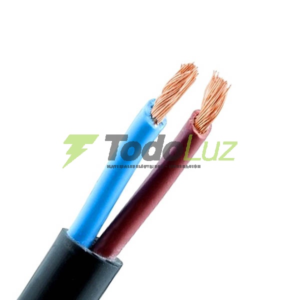 CABLE TIPO TALLER 2 X 2.50MM NEGRO