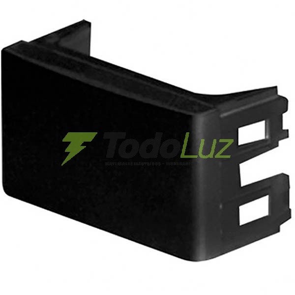 MODULO UNIVERSAL TAPON CIEGO NEGRO