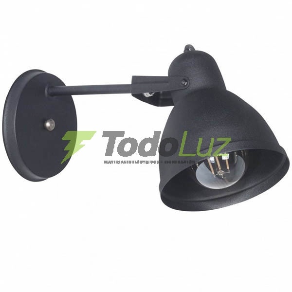 APLIQUE "ORENSE" DE 1 LUZ BL/NG TEX.