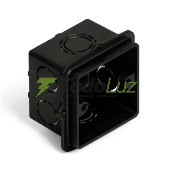 CAJA DE LUZ MIGNON PVC NEGRA