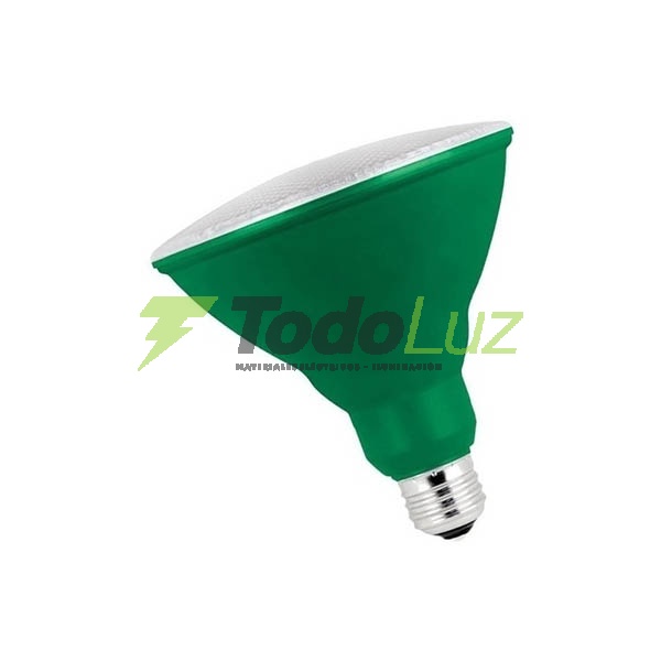 LAMPARA TIPO PAR 38 LED 6W VERDE