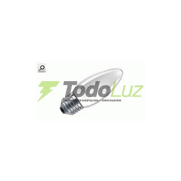 LAMPARA ECOHALOGENA TIPO VELA SIL 28W (40W) E-27