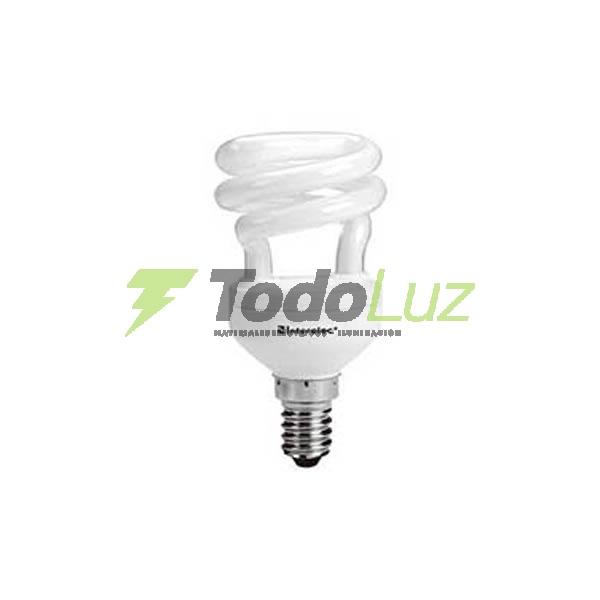 LAMPARA B.C. 9W ESPIRAL ULTRA E-14 LUZ DIA