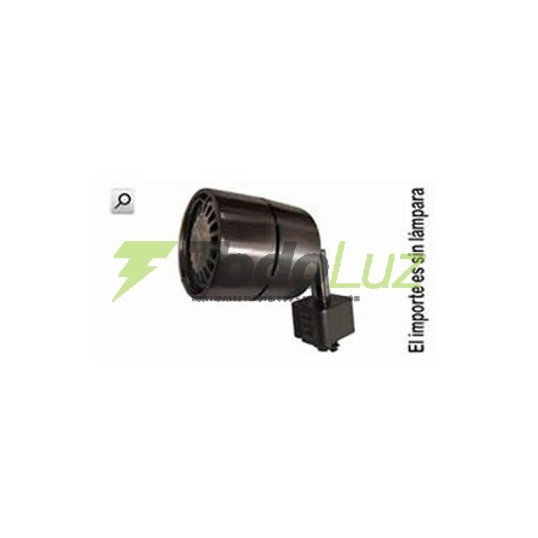 SPOT PARA RIEL GU-10 INTER-003 NEGRO