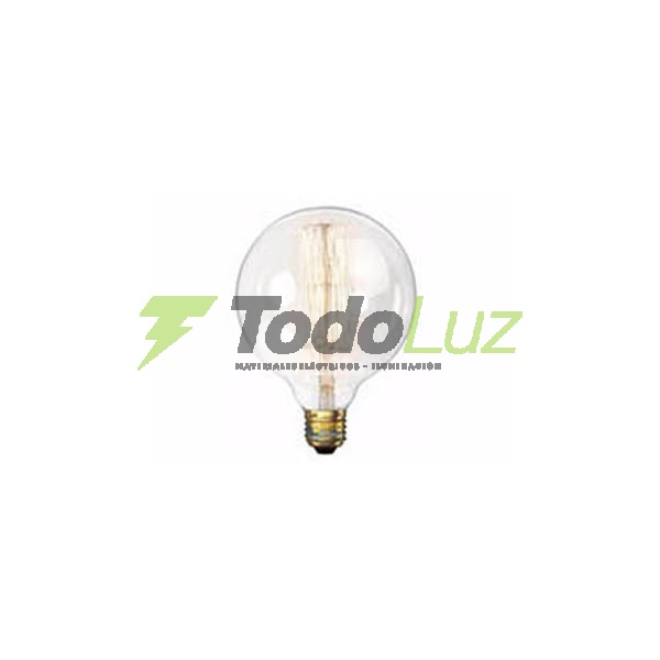 LAMPARA ANTIQUE G-95 25W E-27 GOLDEN