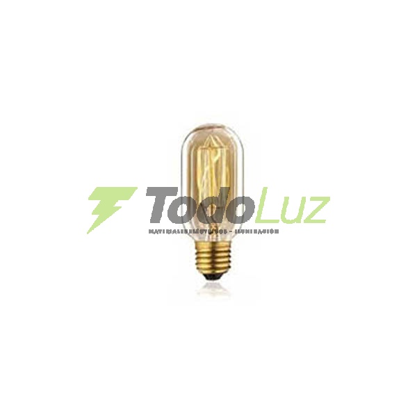LAMPARA ANTIQUE T-45 25W E-27 GOLDEN