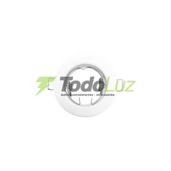 SPOT EMBUTIR DICRO FIJO PLANO 77MM MR-16 BLANCO