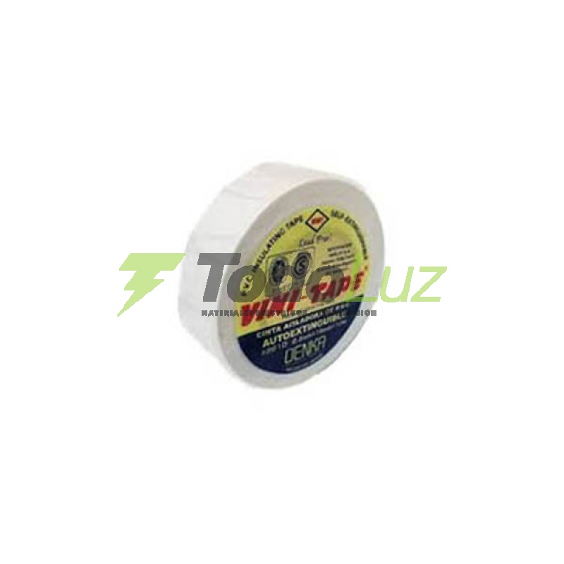 CINTA AISLADORA PVC 20M BLANCA