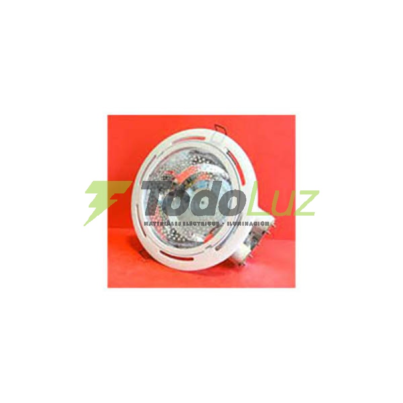 PROYECTOR EMB. P/2 LAMP. B.C. E-27 HASTA 26W  BLA.