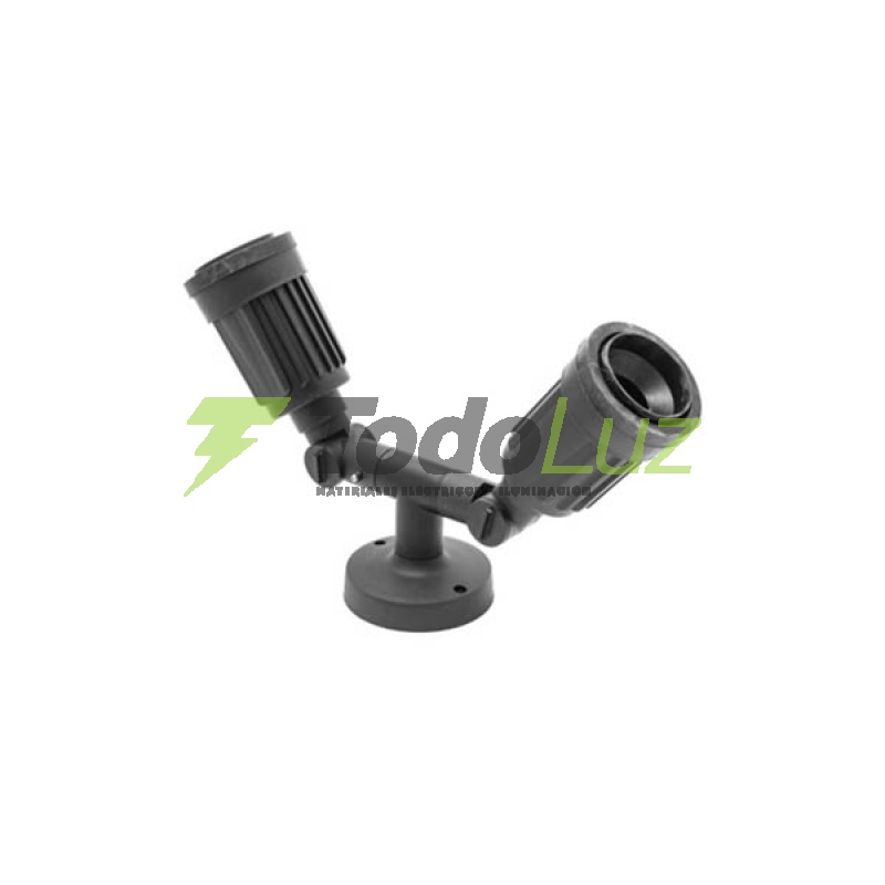 BASE DE JARDIN PARA 2 LAMP. PAR-38