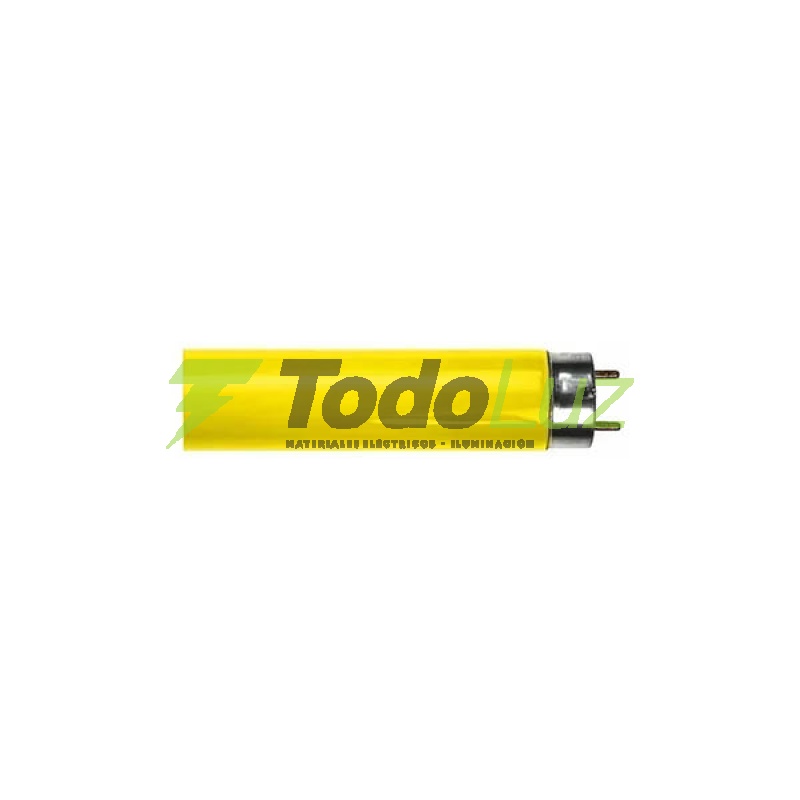 TUBO FLUORESCENTE 18W T-8 LUZ AMARILLA ANTI-INSECT