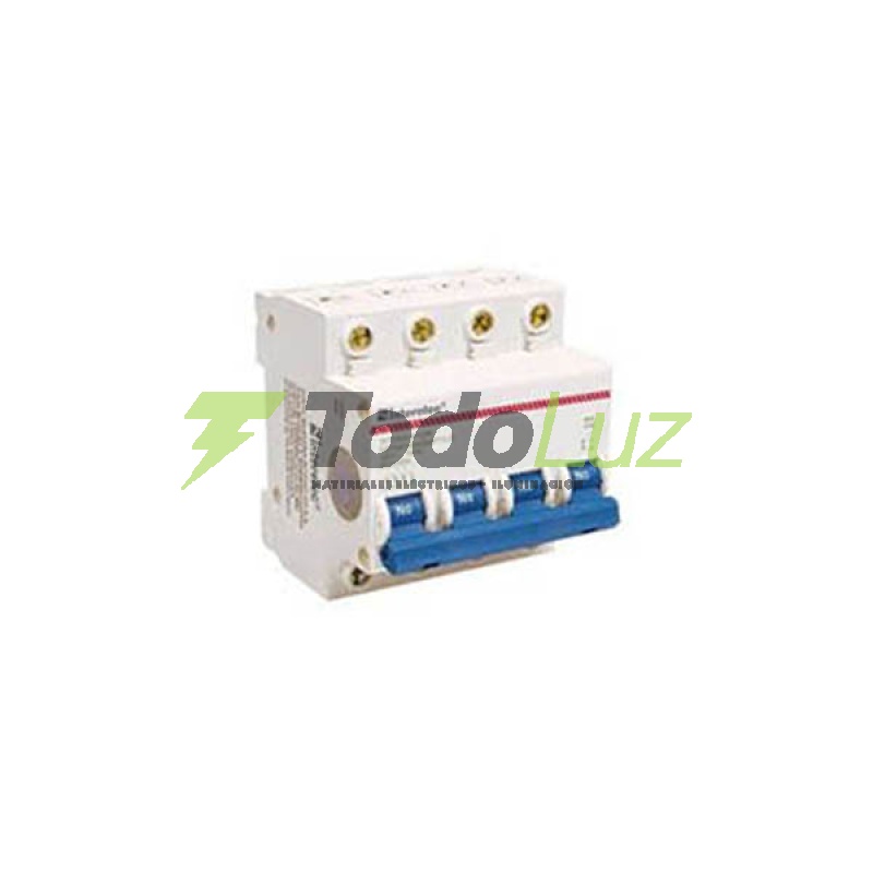 TERMOMAGNETICA TETRAPOLAR 4 X 6A CURVA C