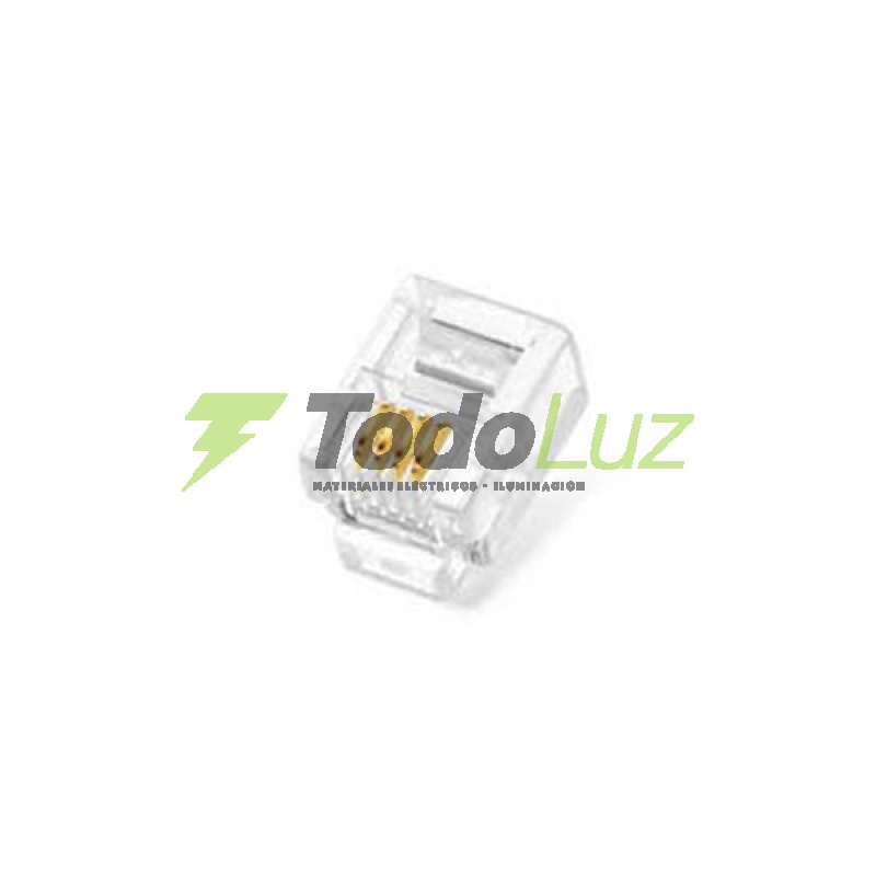 FICHA PLUG TEL RJ-11