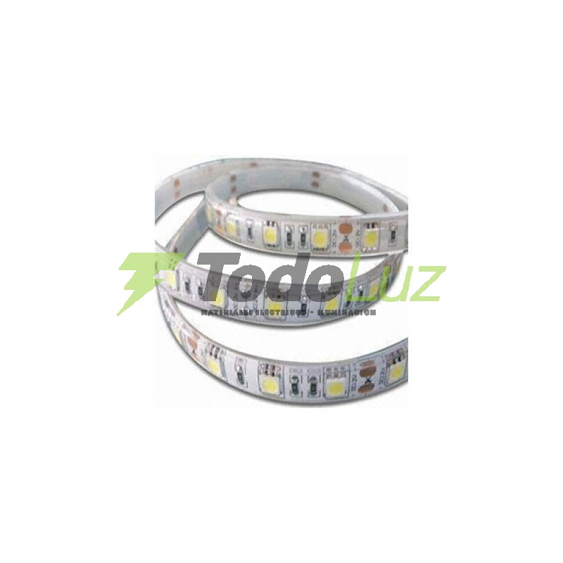 TIRA DE LED EXTERIOR 5050 220V 60W X MT FRIA/CAL