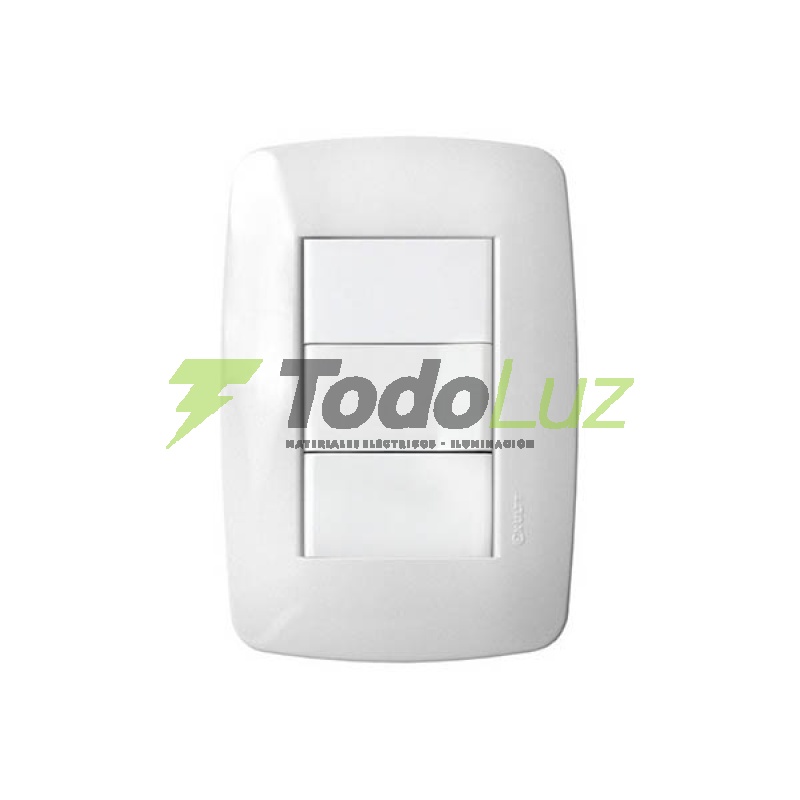 TAPA RECTANGULAR EXULTT BLANCA (DISC.)