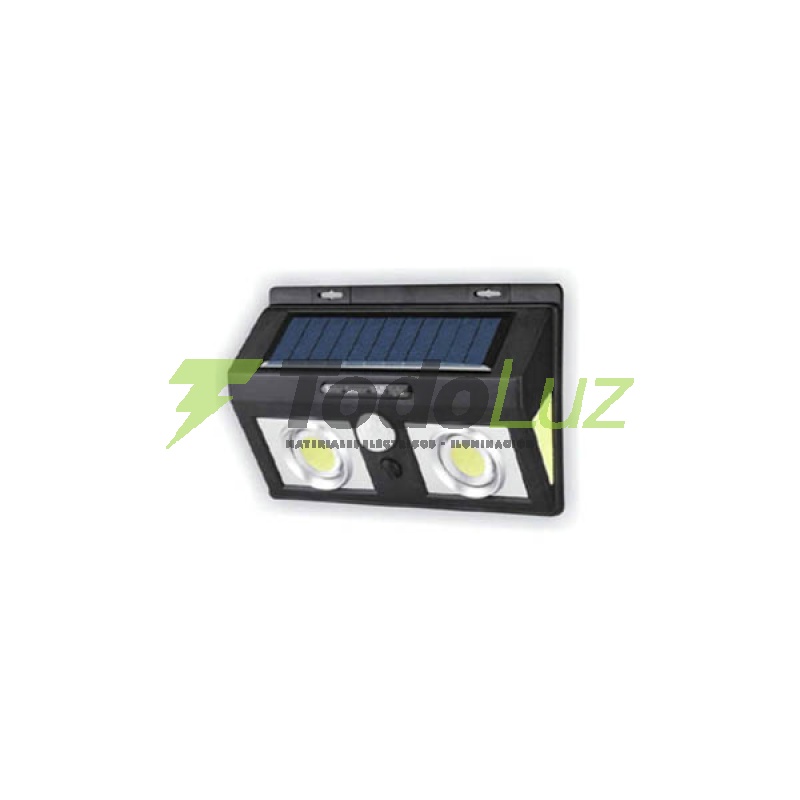 PROYECTOR LED SOLAR DOBLE LED COB 15W C/SENSOR