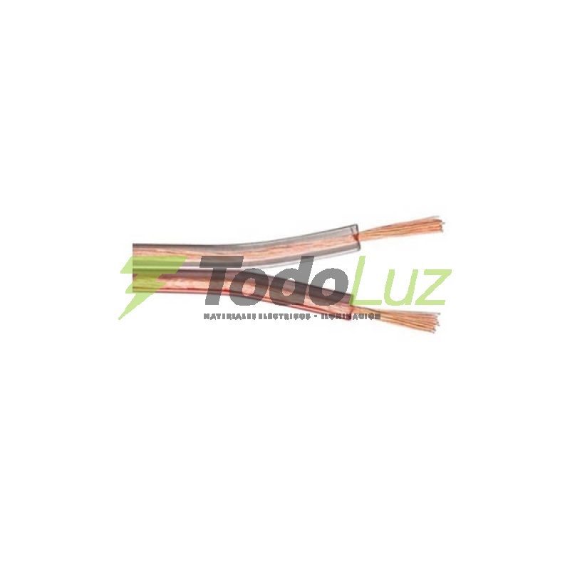 CABLE PARALELO 2 X 0.35MM CRISTAL