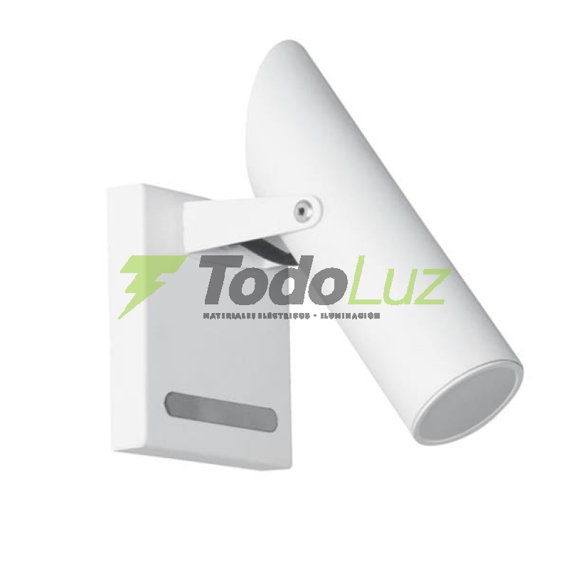 SPOT BORJA 1 LUZ GU-10 C/MOVIMIENTO BLA/NEG