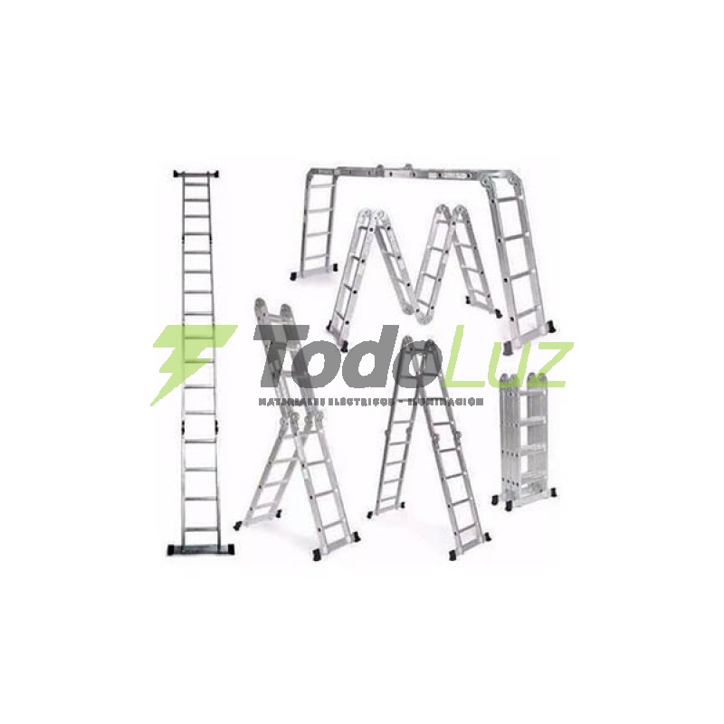 ESCALERA ALUMINIO MULTIPROPOSITO 4 X 5 ESCALONES