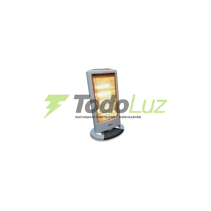 ESTUFA HALOGENA 1600W 4 VELAS OSCILANTE
