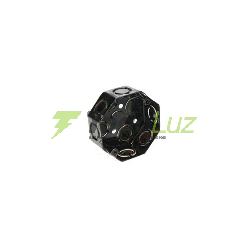 CAJA DE LUZ OCTOGONAL GRANDE SEMI PESADA CHAPA