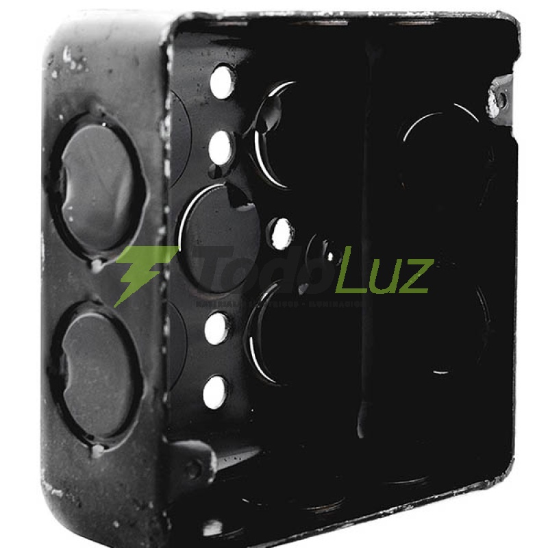 CAJA DE LUZ CUADRADA 10X10 SEMI PESADA CHAPA