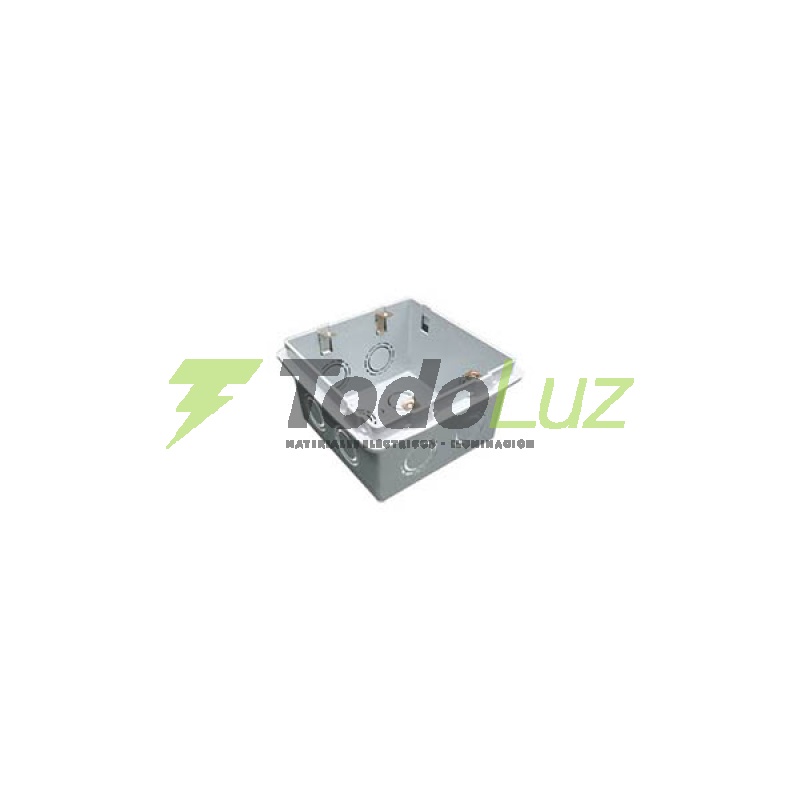 CAJA DE LUZ CUADRADA 10X10 P.V.C.