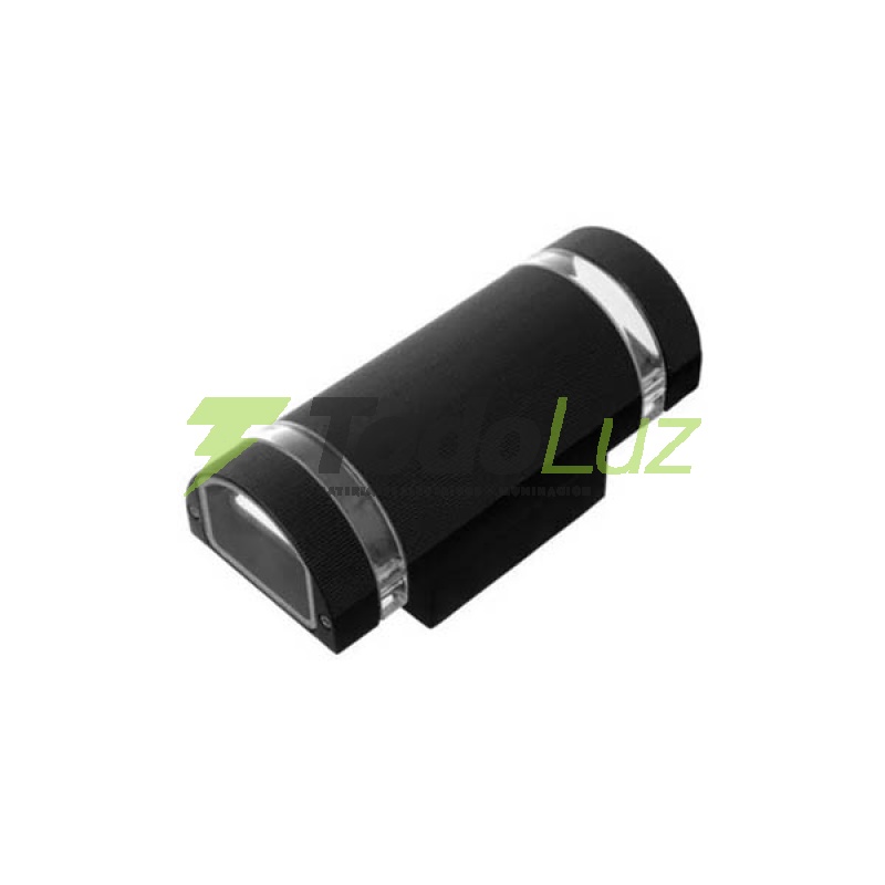 BIDIRECCIONAL ECO NEGRO/ALUMINIO 2 GU-10