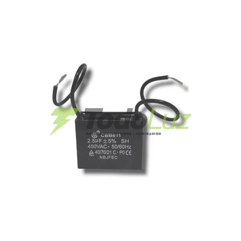 CAPACITOR MONOF. 2,5MF 2X450V