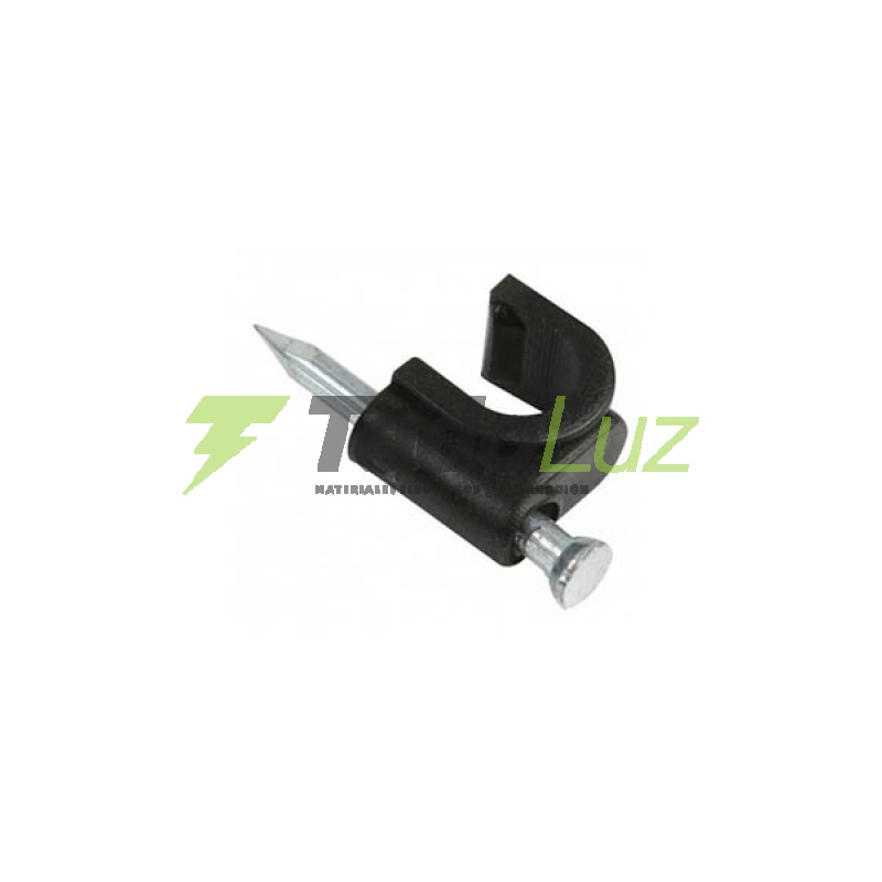 GRAMPA P/CABLE REDONDO N°12 X 20U BL/NG