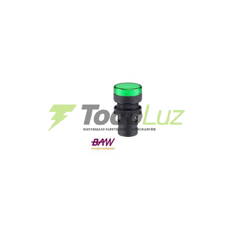 OJO DE BUEY 220V CON LED VERDE