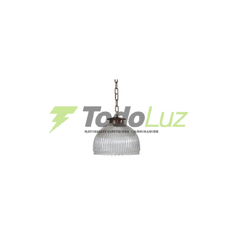 COLGANTE 1/2 ESFERA PRENSADA SAT 23 X 13 BLANCO