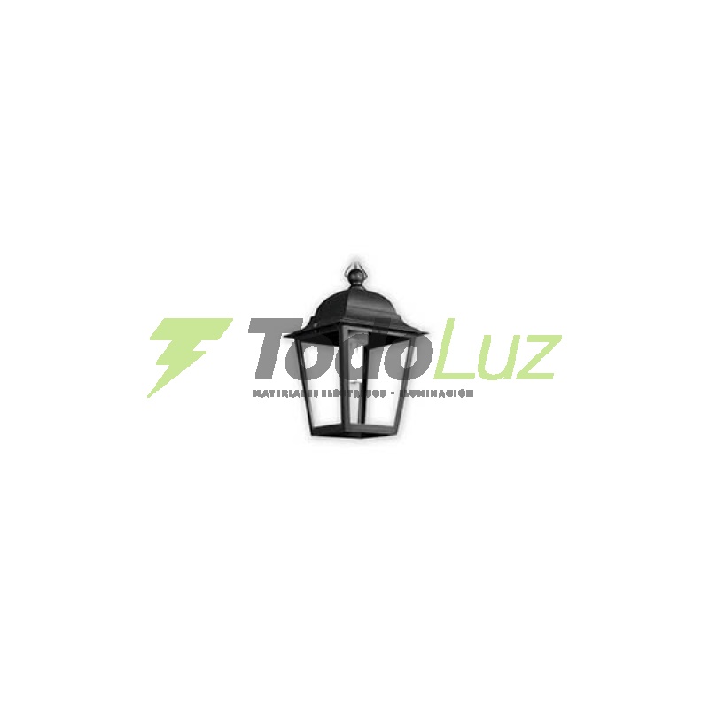 FAROL POLIP. 4C, ABIERTO, TECHO DESM. DE COLGAR