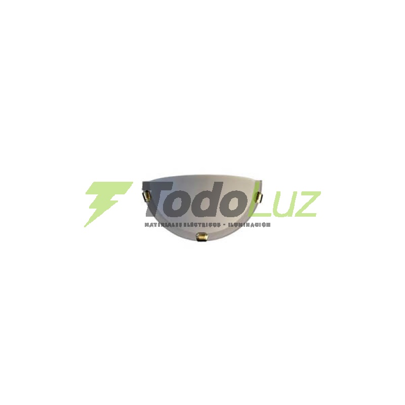 PLAFON 1/2 NONE 20CM V/C ESM. ARMADO PLATIL