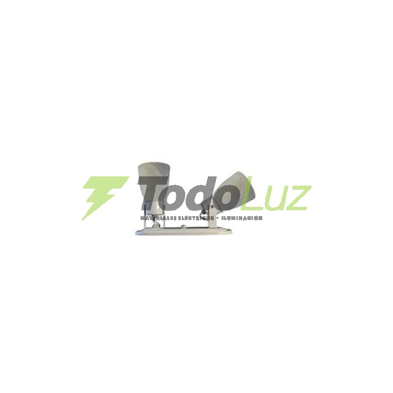 SPOT CATA MURANO 2L BASE OVALADA BLANCO
