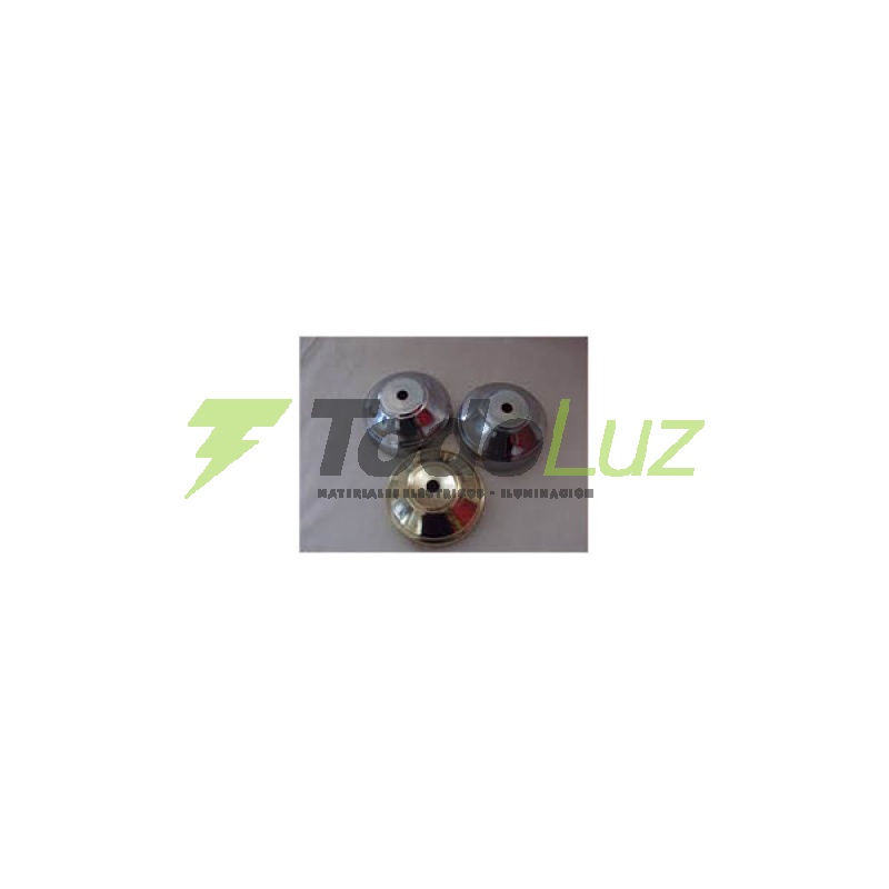 GRIFA DE 6CM P/TORNILLO DORADO/PLATEADO