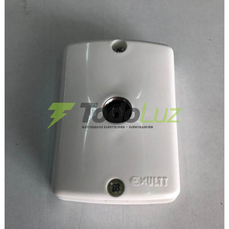 LLAVE EXTERIOR TOMA TV BLANCO STICK